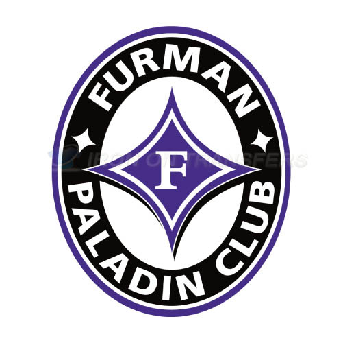 Furman Paladins Logo T-shirts Iron On Transfers N4432 - Click Image to Close